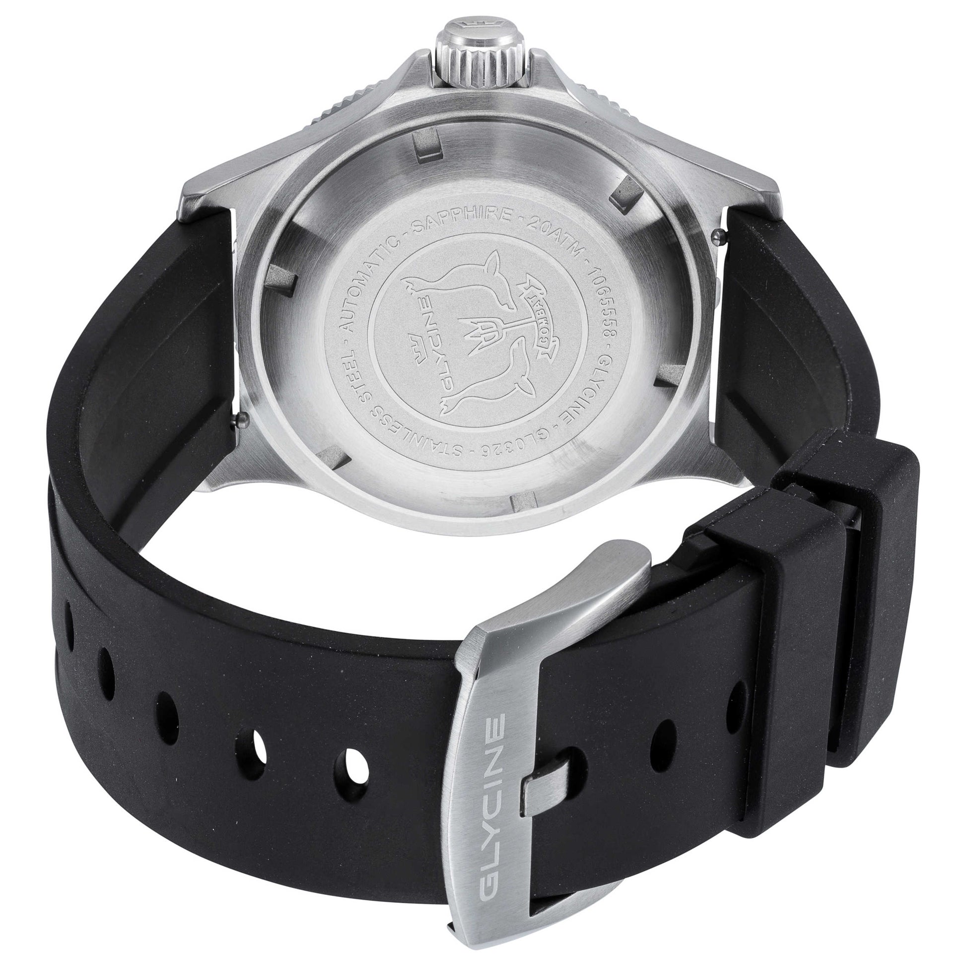 Back view of Glycine Combat Sub Sport 42 Men's Automatic Watch GL0326