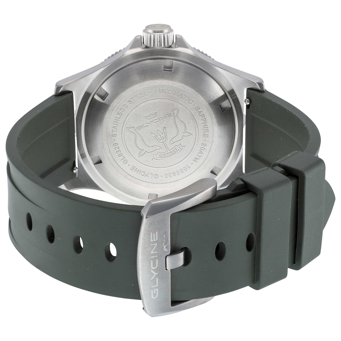 Back view of Glycine Combat Sub Sport 42 Men's Automatic Watch GL0329