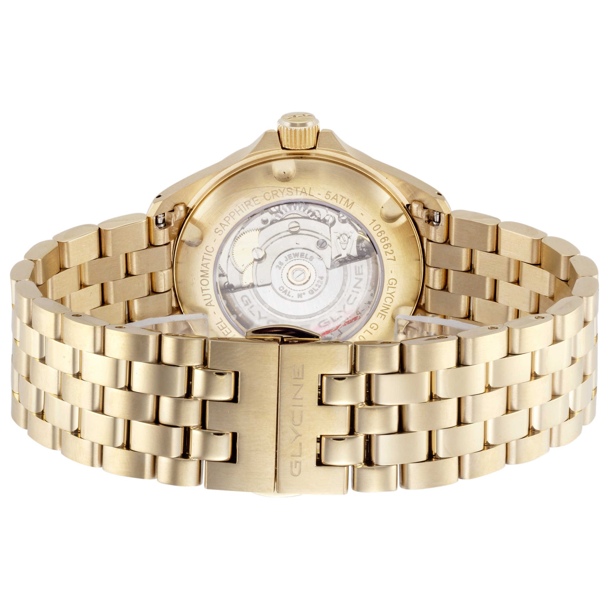 Back view of Glycine Combat 6 Lady Classic Women's Automatic Watch GL0343