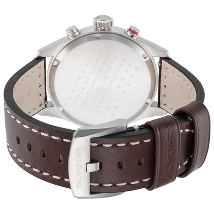 Back view of Glycine Airpilot Chrono 44 Men's Quartz Watch GL0357