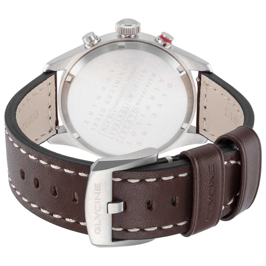 Back view of Glycine Airpilot Chrono 44 Men's Quartz Watch GL0357