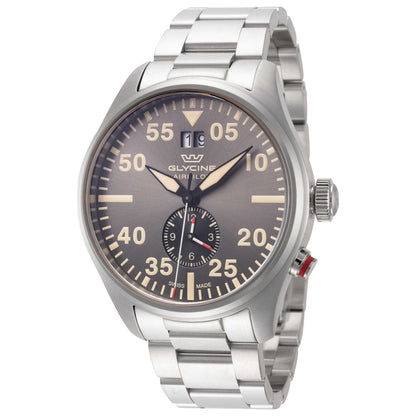Front view of Glycine Airpilot Dual Time Men's Quartz Watch GL0364