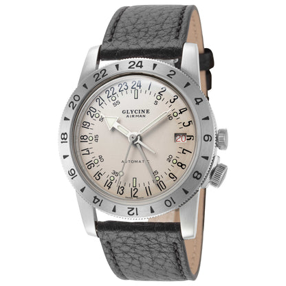 Front view of Glycine Airman No. 1 GMT Men's Automatic Watch GL0372