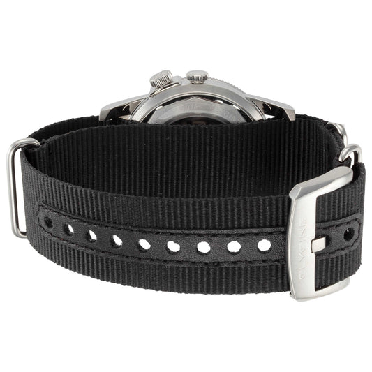 Back view of Glycine Airman Vintage Noon Purist Men's Automatic Watch GL0376