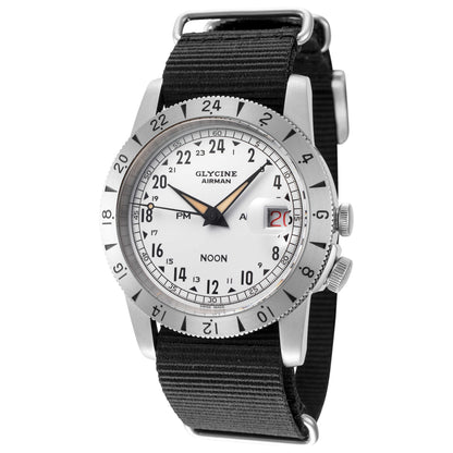 Glycine Airman Vintage Noon GMT Purist Men's Watch GL0376