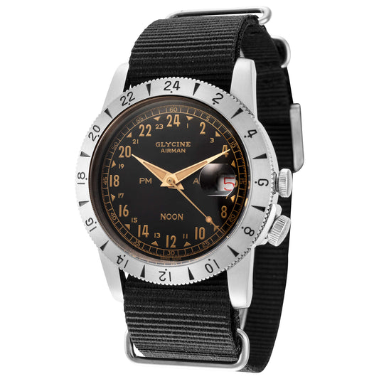 Front view of Glycine Airman Men's Automatic Watch GL0377
