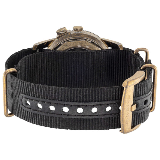 Back view of Glycine Airman Vintage Noon Men's Automatic Watch GL0378