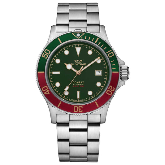 Front view of Glycine Combat Sub Sport Men's Automatic Watch GL0392