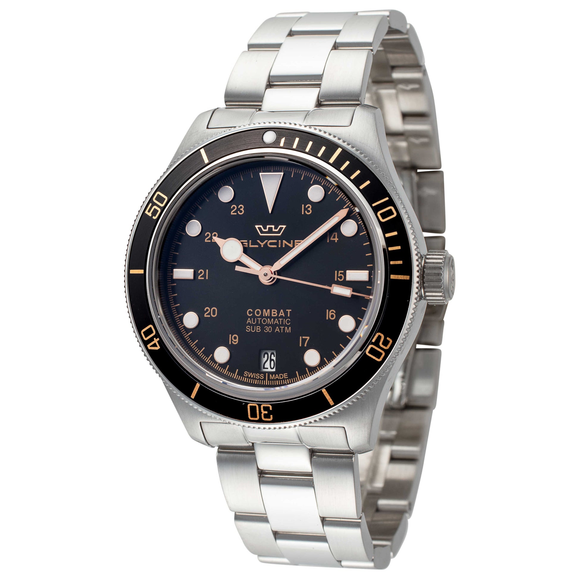 Front view of Glycine Combat Unisex Automatic Watch GL0396