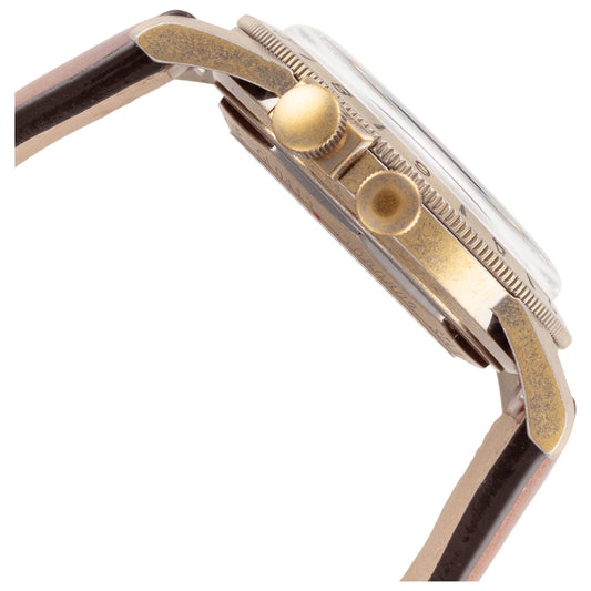 Right view of Glycine Airman The Chief Vintage GMT Men's Automatic Watch GL0413