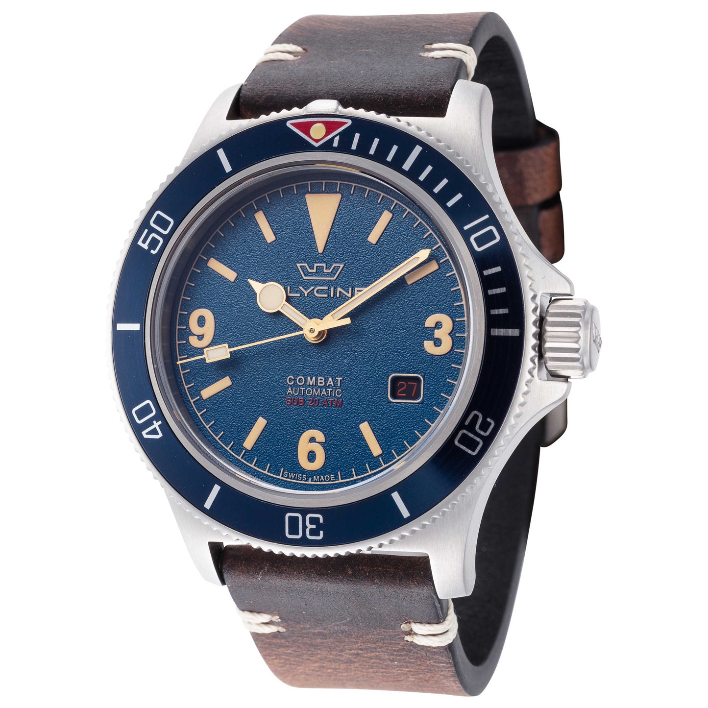 Front view of Glycine Combat Sub Men's Automatic Watch GL0417