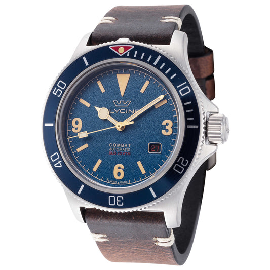 Front view of Glycine Combat Sub Men's Automatic Watch GL0417