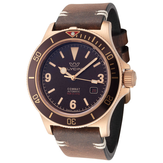 Front view of Glycine Combat Sub Sport 42 Men's Automatic Watch GL0420