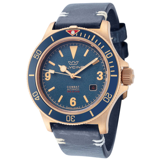 Front view of Glycine Combat Sub Bronze Men's Automatic Watch GL0421