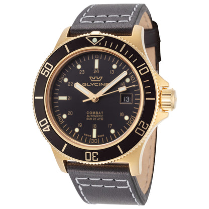 Front view of Glycine Combat Sub 42 Men's Automatic Watch GL0424