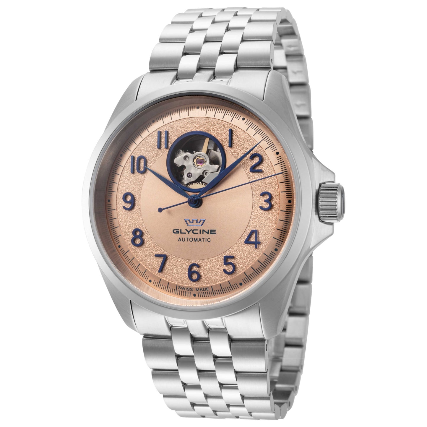 Front view of Glycine Combat Classic Men's Automatic Watch GL0430