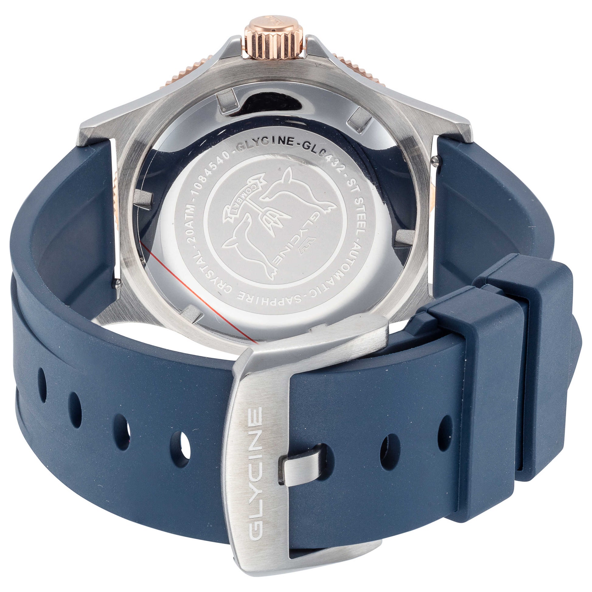 Back view of Glycine Combat Sub Men's Automatic Watch GL0432