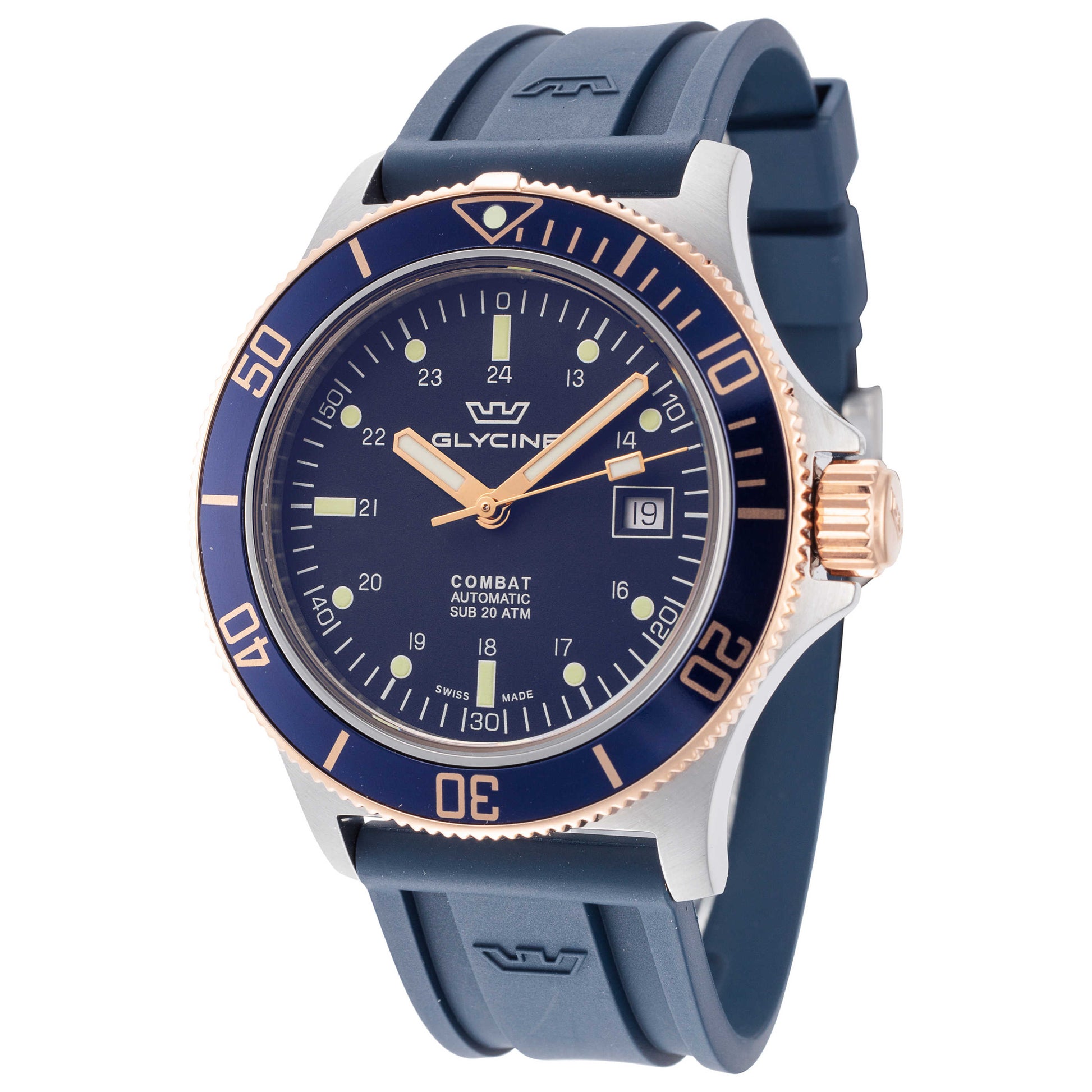 Front view of Glycine Combat Sub Men's Automatic Watch GL0432