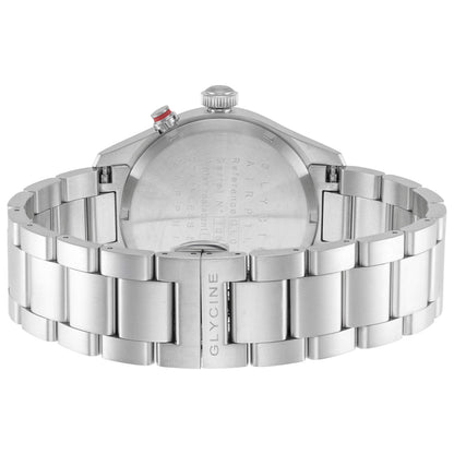 Back view of Glycine Airpilot Dual Time 44 Men's Quartz Watch GL0449
