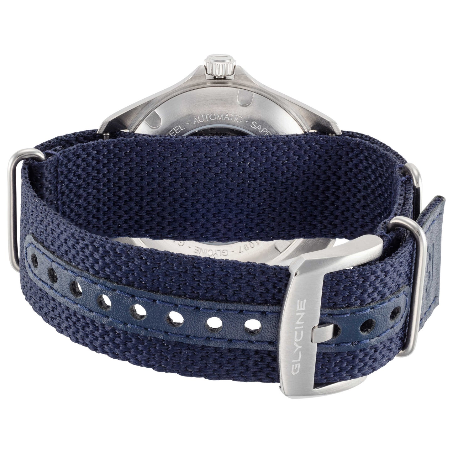 Back view of Glycine Combat Men's Automatic Watch GL0457