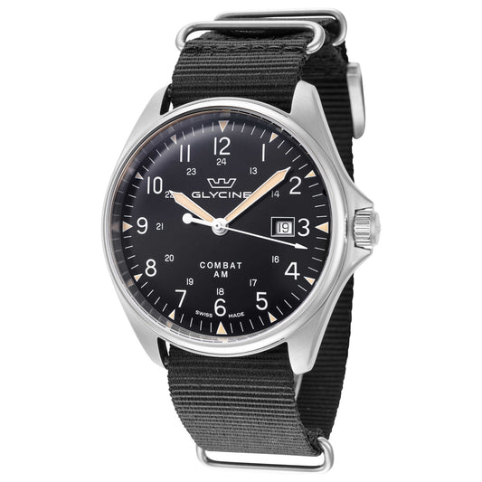 Front view of Glycine Combat Vintage Men's Automatic Watch GL0459