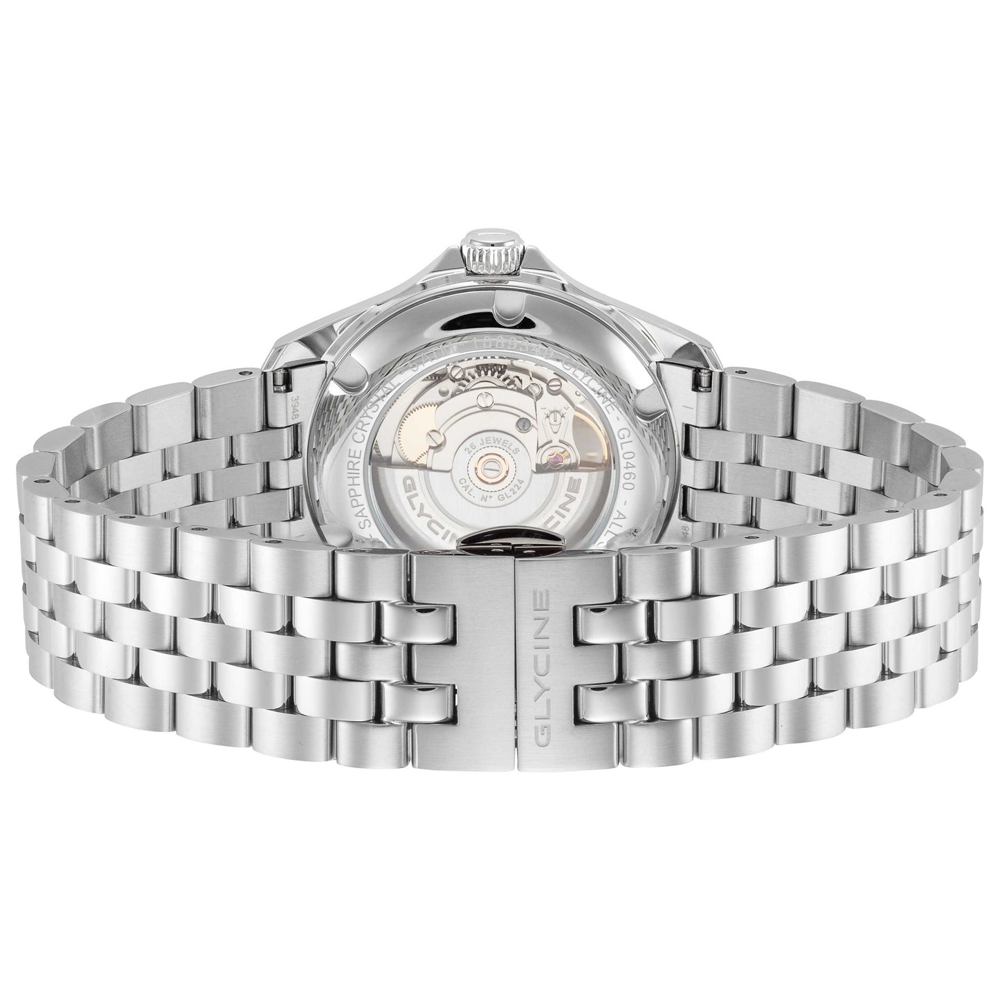 Back view of Glycine Combat Classic Men's Automatic Watch GL0460