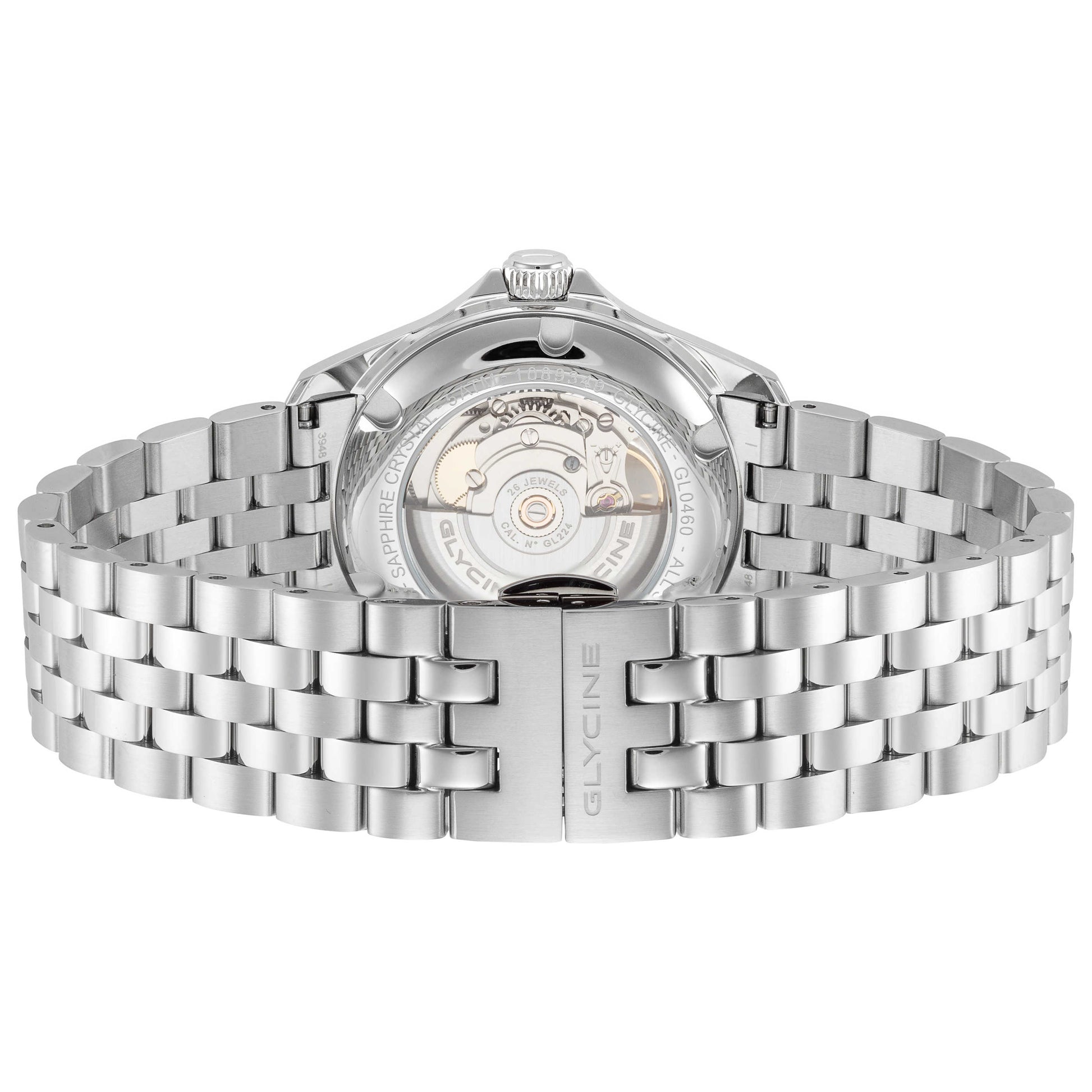 Back view of Glycine Combat Classic Men's Automatic Watch GL0460