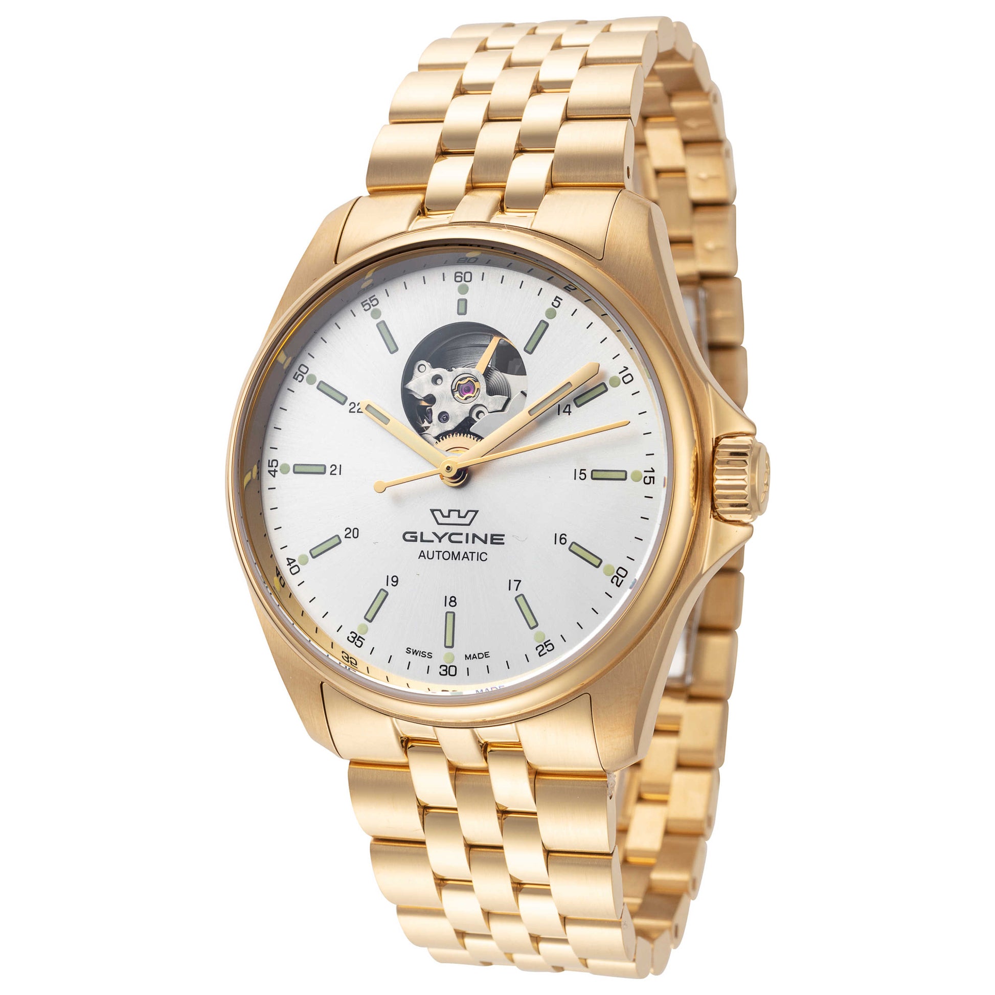 Front view of Glycine Combat Classic Men's Automatic Watch GL0461