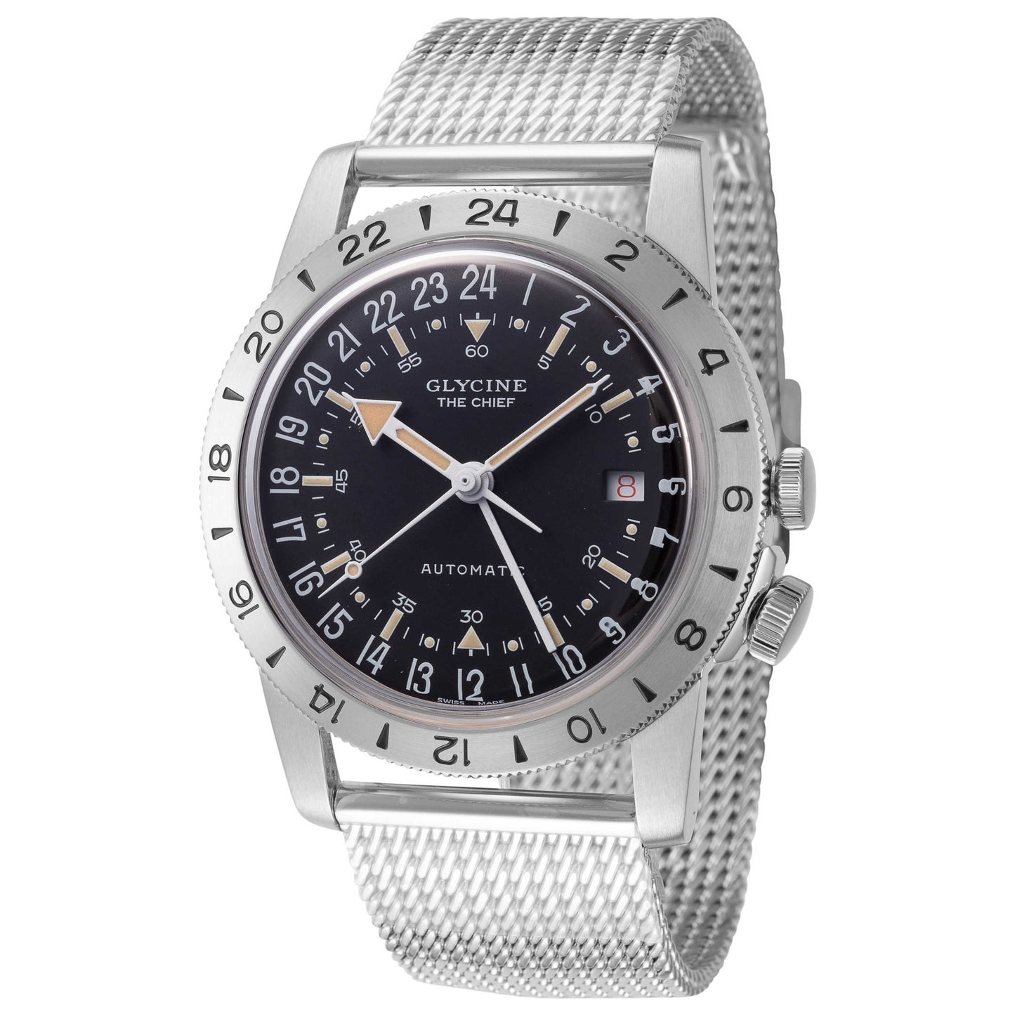 Front view of Glycine Airman Men's Automatic Watch GL0464