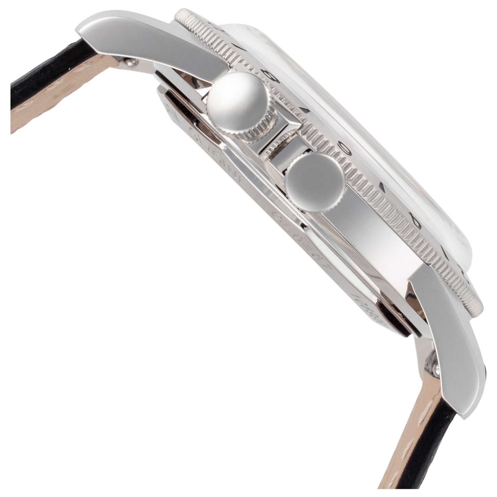 Right view of Glycine Airman The Chief Vintage GMT Men's Automatic Watch GL0467