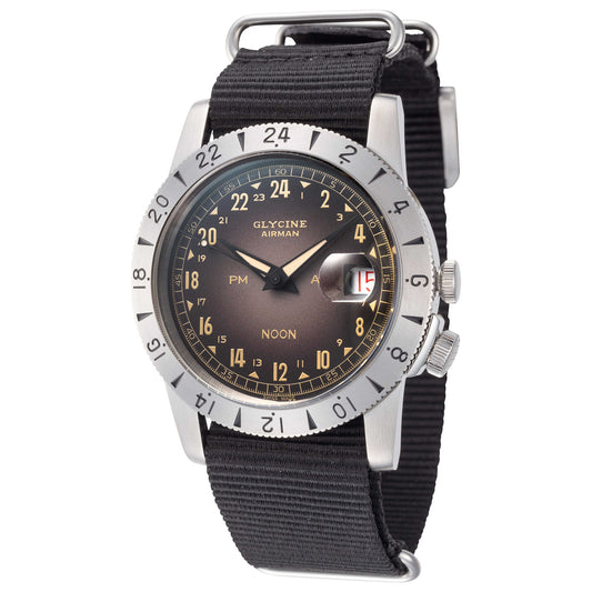 Front view of Glycine Airman Vintage Men's Automatic Watch GL0478