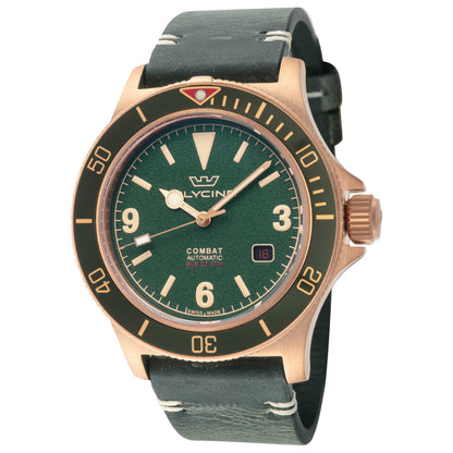 Front view of Glycine Combat Sub Bronze Men's Automatic Watch GL0482