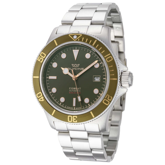 Front view of Glycine Combat Men's Automatic Watch GL0487