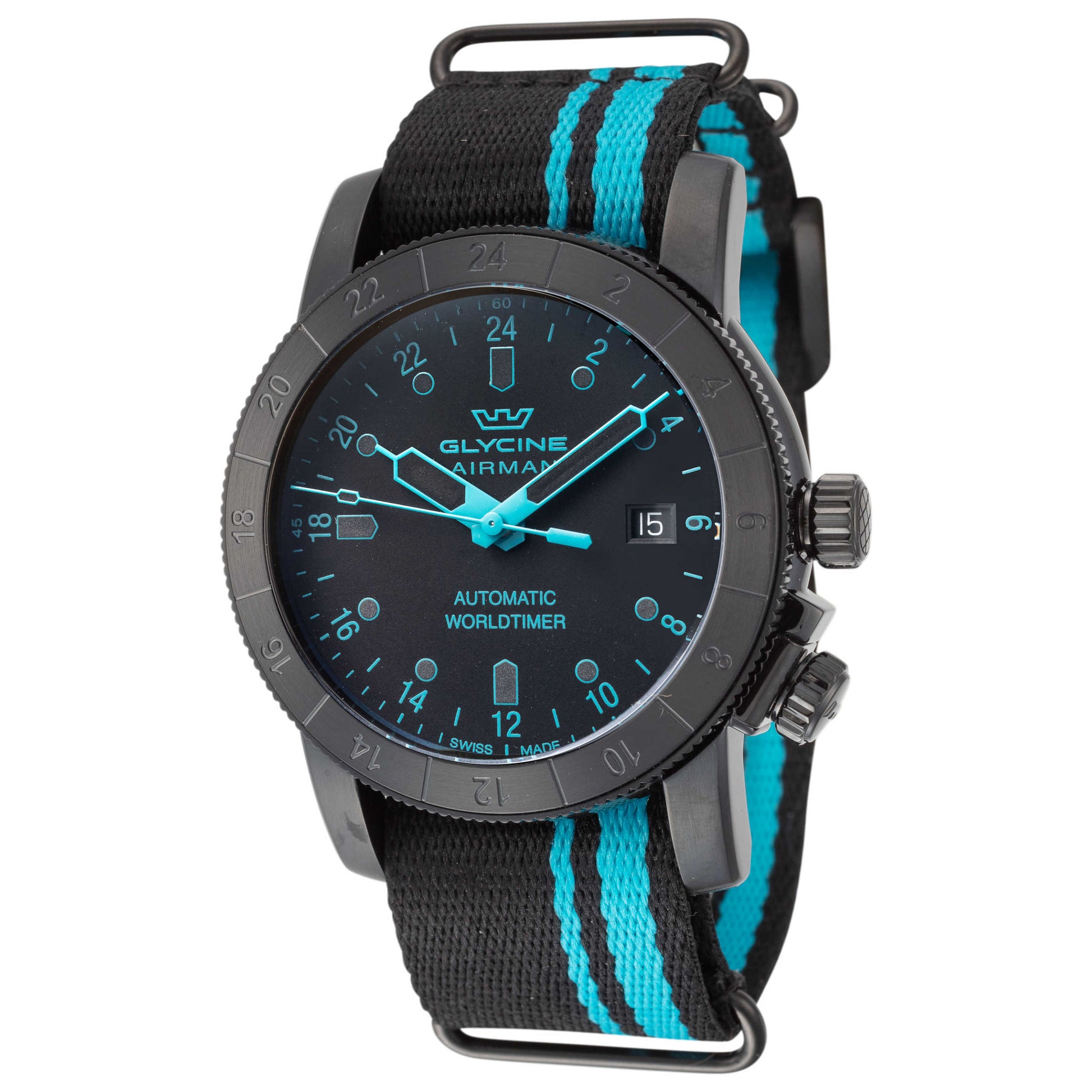 Front view of Glycine Airman Purist Men's Automatic Watch GL0494