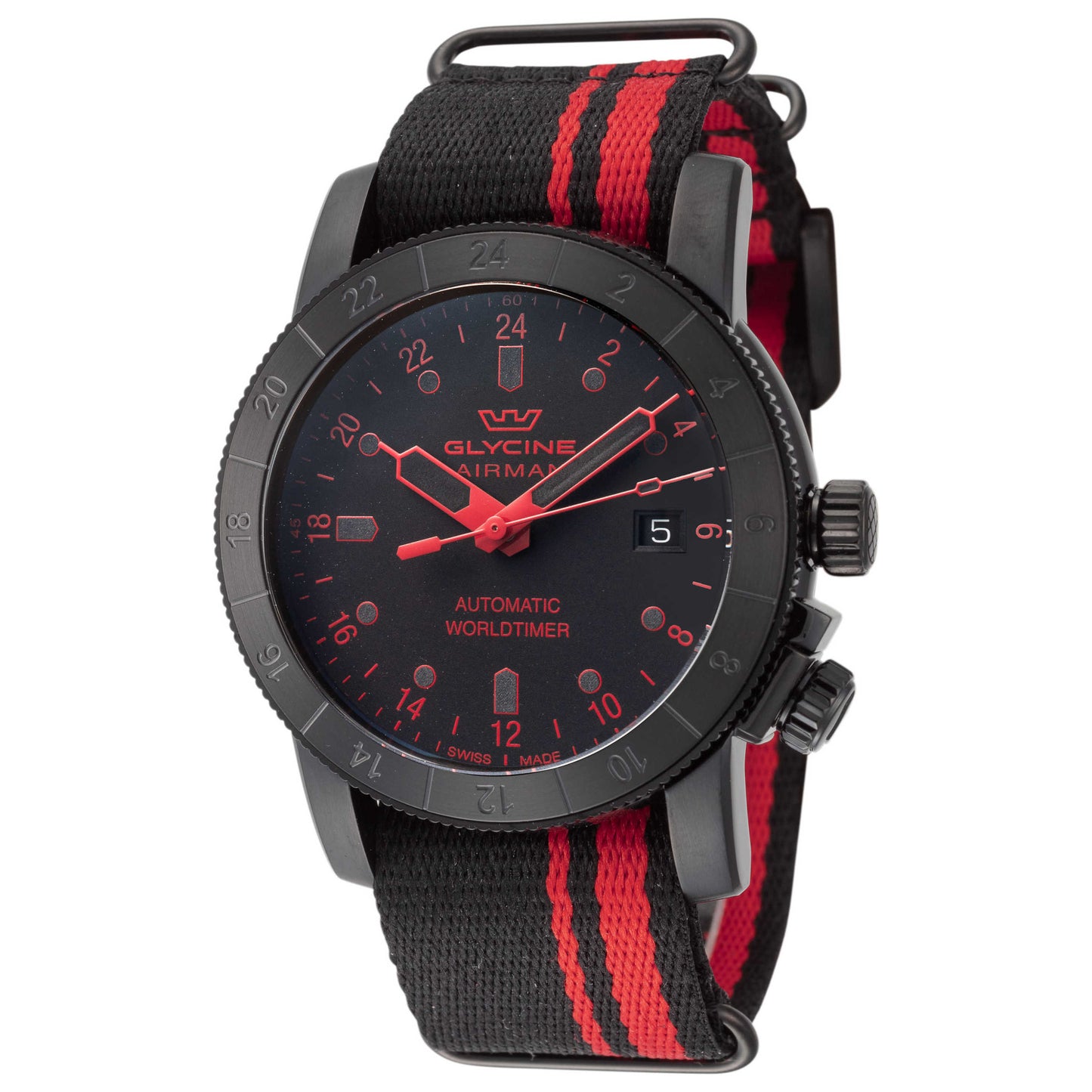 Front view of Glycine Airman Purist Men's Automatic Watch GL0496