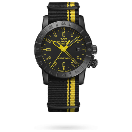 Front view of Glycine Airman Contemporary Purist Men's Automatic Watch GL0498