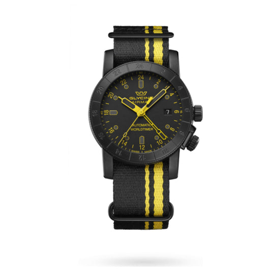 Front view of Glycine Airman Contemporary Men's Automatic Watch GL0499
