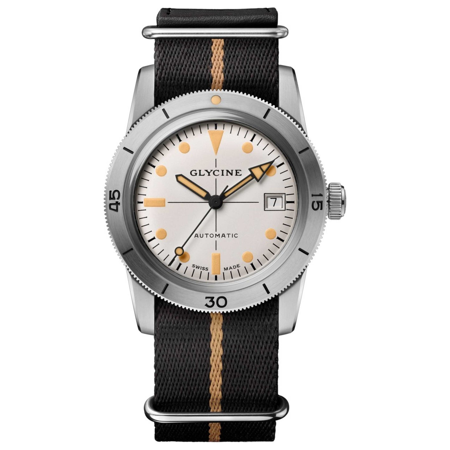 Front view of Glycine Sea Kraken Unisex Automatic Watch GL0502