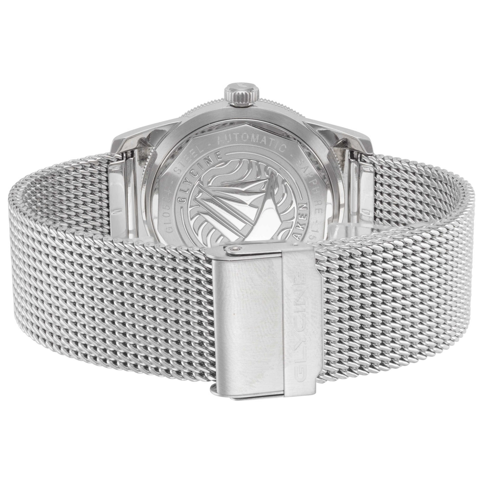 Back view of Glycine Sea Kraken Unisex Automatic Watch GL0504