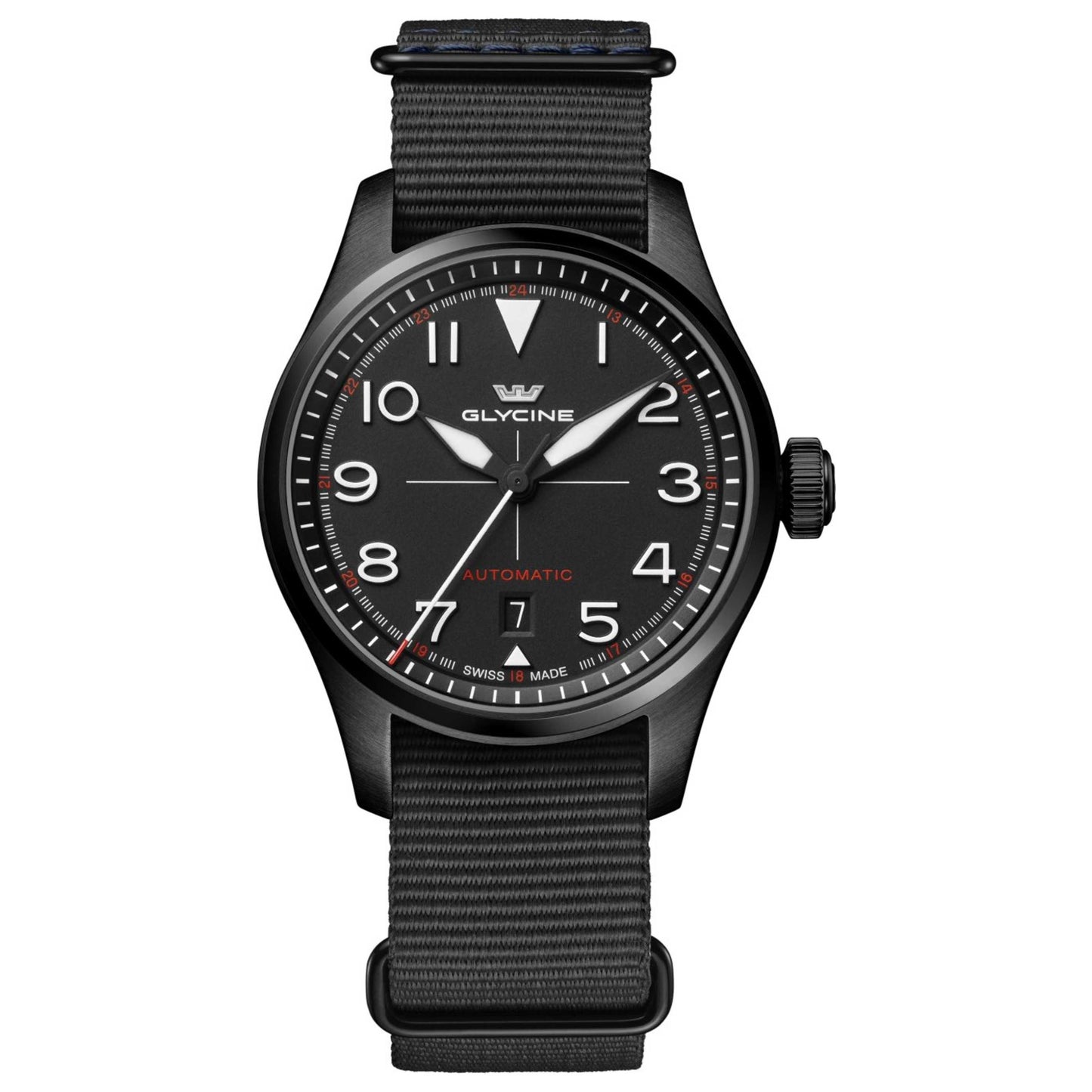 Front view of Glycine Airpilot Men's Automatic Watch GL0513