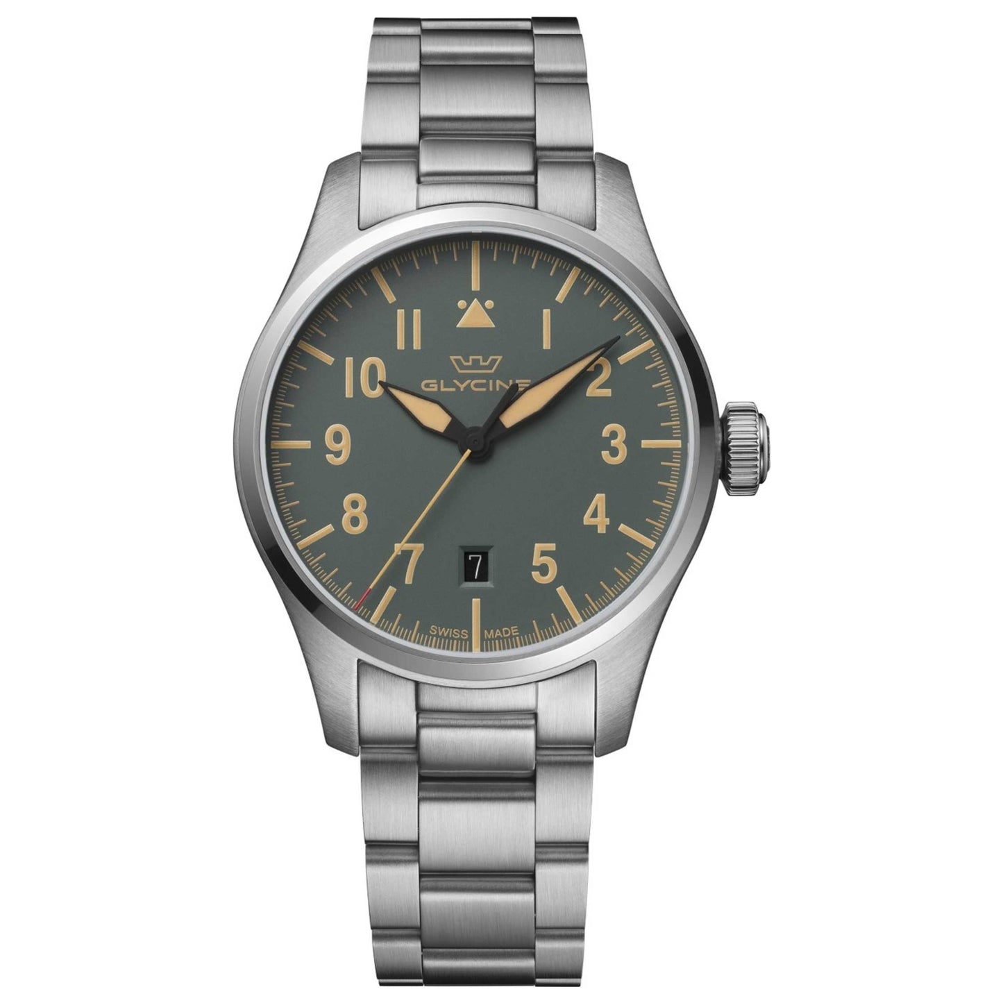 Front view of Glycine Airpilot Men's Automatic Watch GL0514