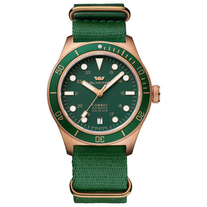 Front view of Glycine Combat Sub Bronze Unisex Automatic Watch GL0519