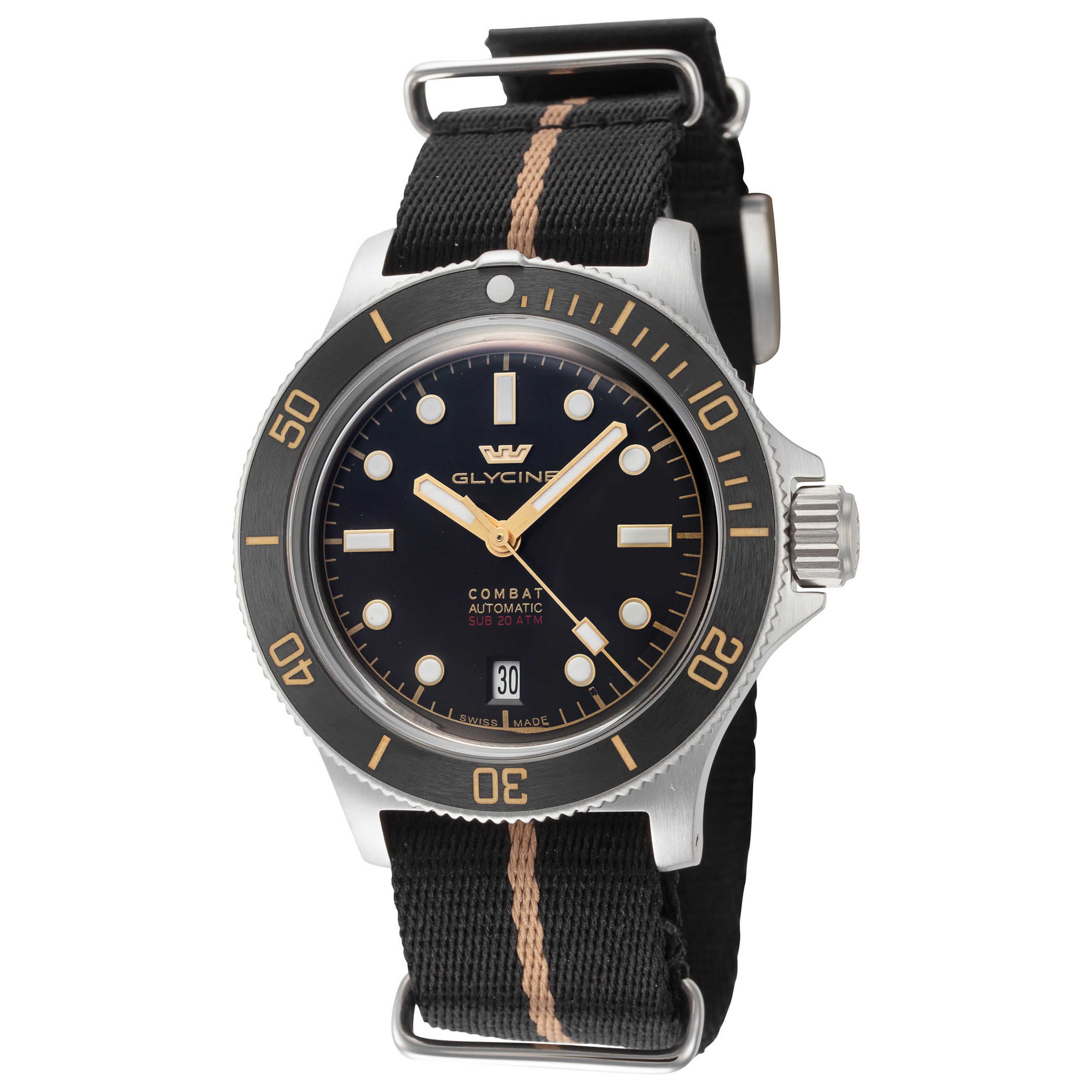 Glycine Combat Sub Box Ceramic Men's Watch GL0522 – Ashford.com