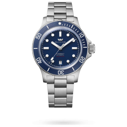 Front view of Glycine Combat Sub Box Ceramic Men's Automatic Watch GL0523