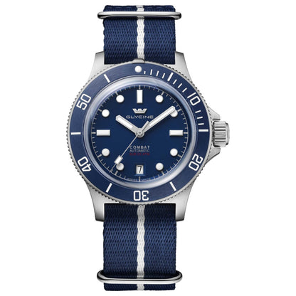 Front view of Glycine Combat Sub Box Ceramic Men's Automatic Watch GL0524