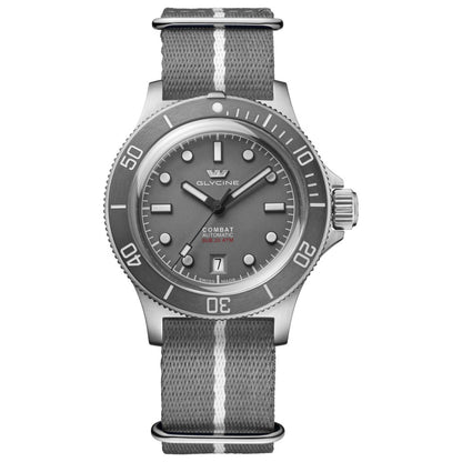 Front view of Glycine Combat Sub Box Ceramic Men's Automatic Watch GL0526