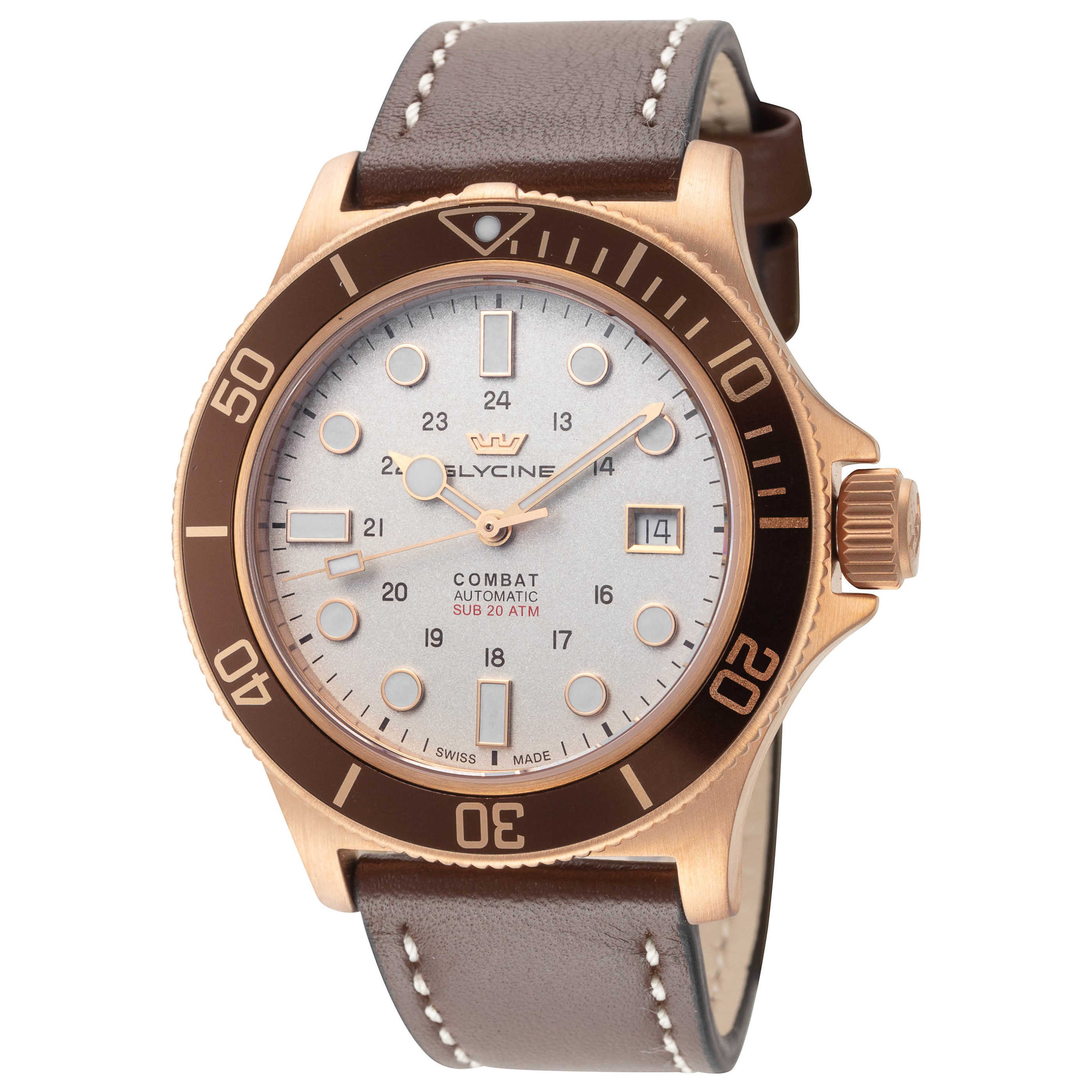 Glycine Combat Sub Bronze Men's Watch GL0547 – Ashford.com