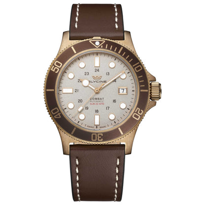 Front view of Glycine Combat Sub Men's Automatic Watch GL0547