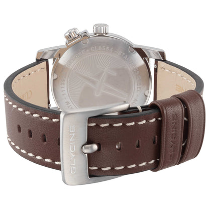 Back view of Glycine Ariman Double Twelve Men's Automatic Watch GL0554