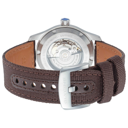 Back view of Glycine Combat Field Men's Automatic Watch GL0563